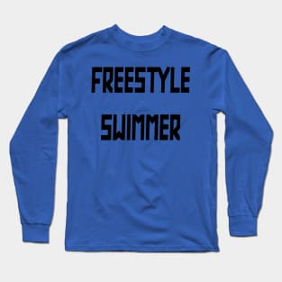 Freestyle Swimmer Long Sleeve T-Shirt